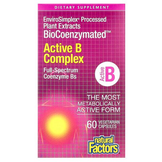 Основне фото товара BioCoenzymated Active B Complex, B-комплекс, 60 капсул