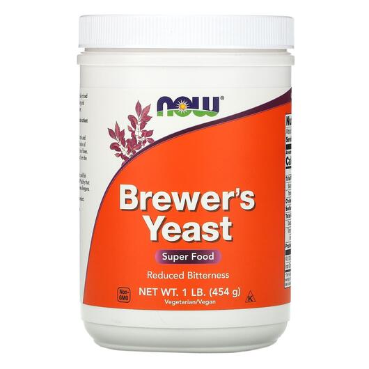 Основне фото товара NOW, Yeast Super, Пивні дріжджі, 454 г