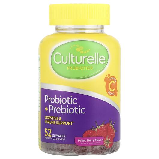 Основне фото товара Probiotic + Prebiotic Gummies Mixed Berry, Пробіотики, 52 таблето