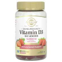 Ultra Potency Vitamin D3 Gummies Strawberry 125 mcg