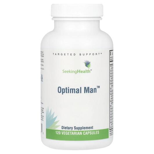 Основне фото товара Seeking Health, Optimal Man, Вітаміни для чоловіків, 120 капсул