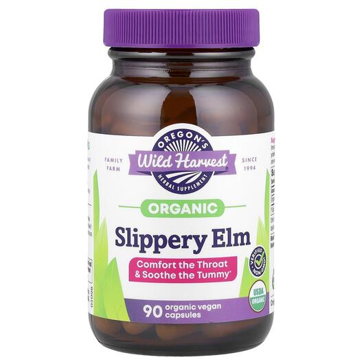Основне фото товара Oregon's Wild Harvest, Slippery Elm, Слизький в'яз, 90 