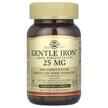 Solgar, Gentle Iron 25 mg, М'яке залізо, 90 капсул