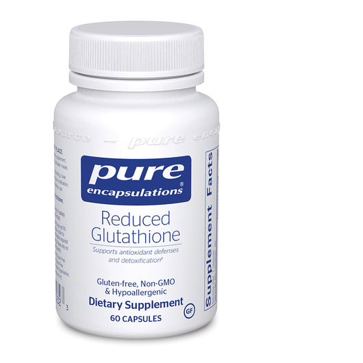 Основне фото товара Pure Encapsulations, Reduced Glutathione, L-Глутатіон, 60 капсул