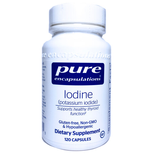 Основне фото товара Iodine Potassium iodide, Йодид калію, 120 капсул