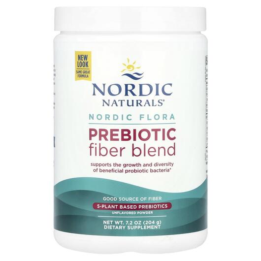 Основне фото товара Nordic Naturals, Nordic Flora Prebiotic Powder, Пребіотики, 204 г