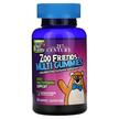 Фото товару Zoo Friends Multi Gummies Fruit, Вітаміни для дітей, 60 таблеток