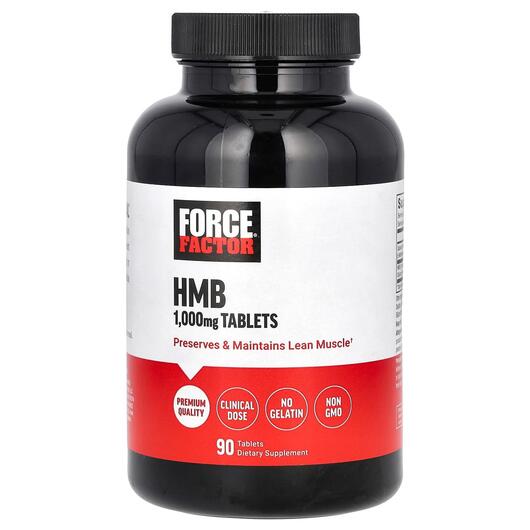 Основне фото товара HMB 1000 mg, Бета-гідрокси-бета-метилбутират, 90 таблеток
