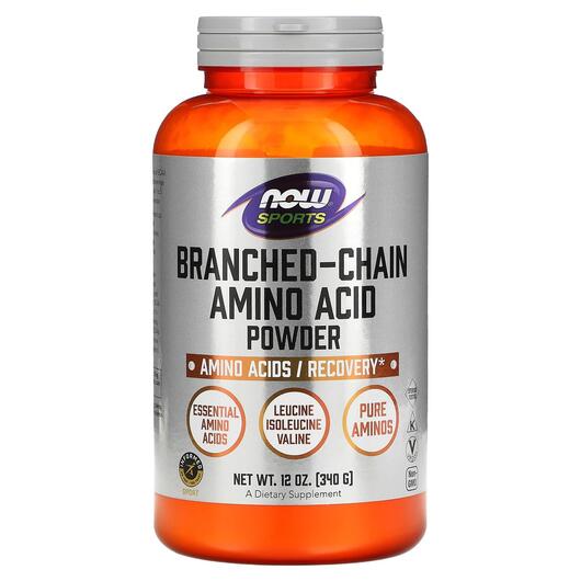 Основне фото товара NOW, Amino Acid Powder, Амінокислоти, 340 г