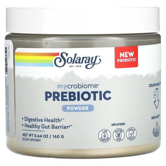 Основне фото товара Mycrobiome Prebiotic Powder Unflavored, Пребіотики, 160 г