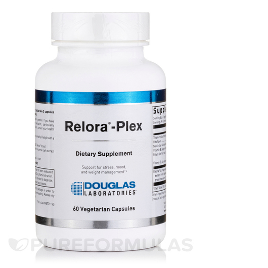 Основне фото товара Douglas Laboratories, Relora-Plex, Релора, 60 капсул