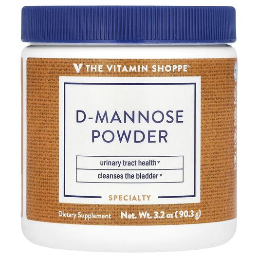 Основное фото товара TheVitaminShoppe, Д-манноза, D-Mannose Powder, 90.3 г