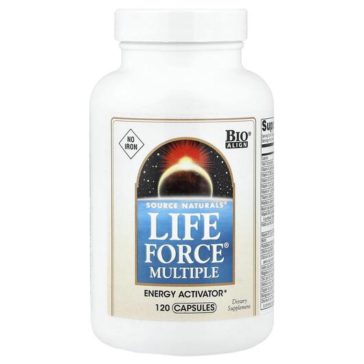 Основне фото товара Life Force Multiple No Iron 120, Залізо, 120 капсул