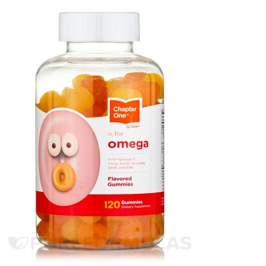 Основне фото товара Chapter One, Omega Gummies, Омега 3, 120 таблеток