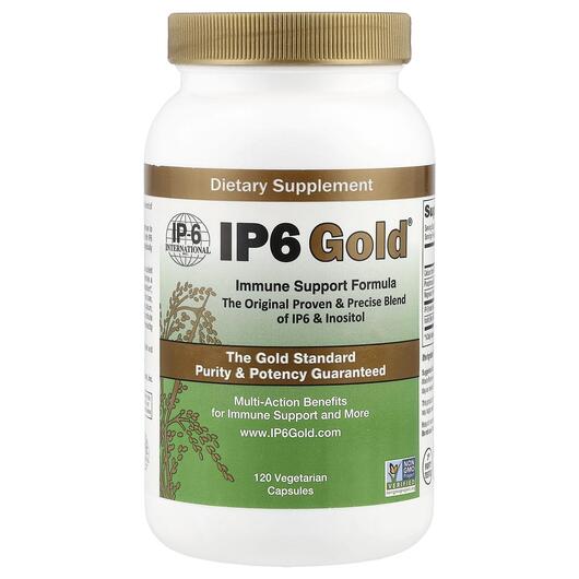 Основне фото товара IP6 Gold Immune Support Formula, Вітамін B8 Інозитол, 120 капсул