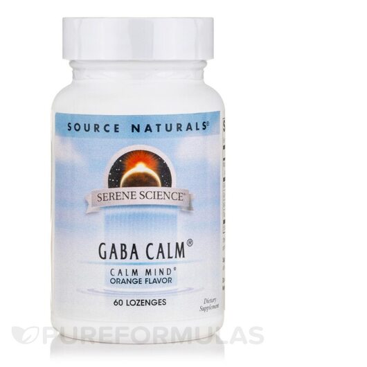 Основне фото товара Serene Science GABA Calm Orange Flavor, ГАМК, 60 таблеток