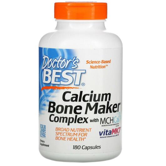 Основне фото товара Calcium Bone MCHCal, Підтримка кісток з MCHCal, 180 капсул