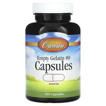 Empty Gelatin Capsules #0 Желатин Carlson 150 капсул