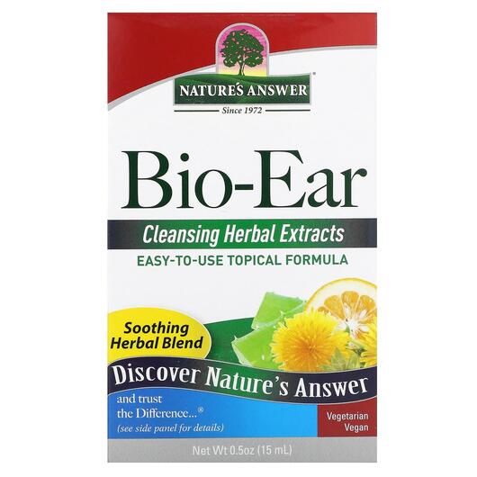 Основне фото товара Nature's Answer, Bio-Ear, Тинітус, 15 мл