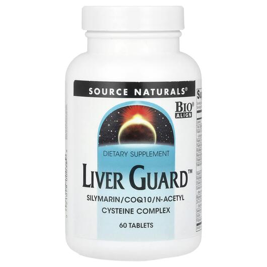 Основне фото товара Source Naturals, Liver Guard, Підтримка печінки, 60 таблеток