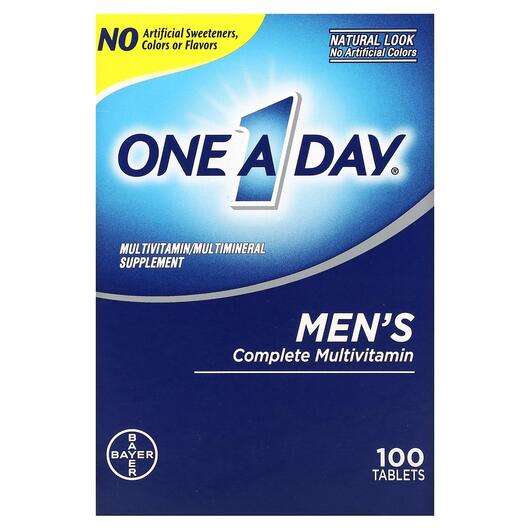 Основне фото товара Men's Complete Multivitamin, Мультивітаміни, 100 таблеток