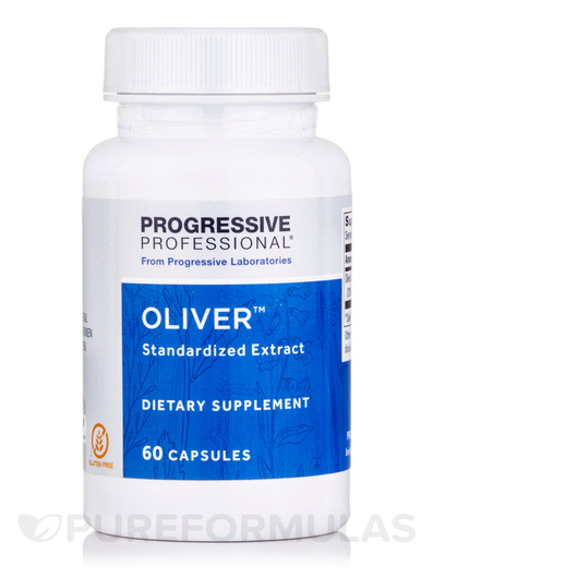 Основне фото товара Progressive Labs, Oliver 500 mg, Листя оливи, 60 капсул