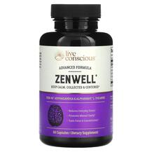 Підтримка стресу Zenwell Live Conscious 60 капсул Підтримка стресу Zenwell Live Conscious 60 капсул