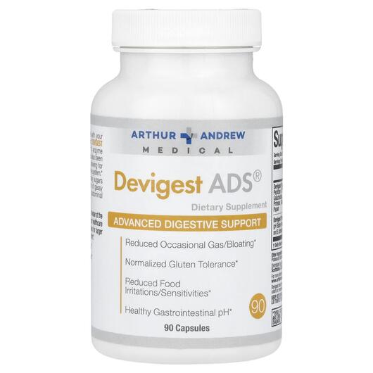 Основне фото товара Devigest ADS Advanced Digestive Support 400 mg, Ферменти, 90 капс