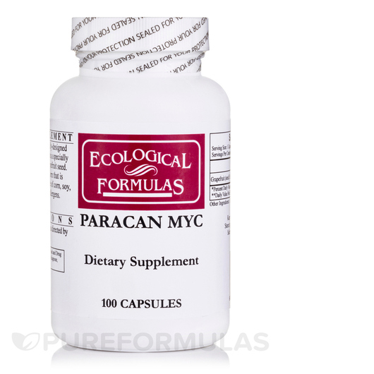 Основне фото товара Ecological Formulas, Paracan MYC, Засіб від паразитів, 100 капсул