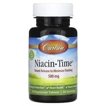 Niacin-Time 500 mg Витамин B3 Ніацин Carlson