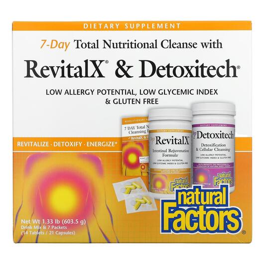 Основне фото товара RevitalX & Detoxitech, Детокс та очищення, 603.5 г