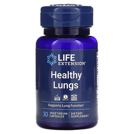 Основне фото товара Healthy Lungs, Підтримка органів дихання, 30 капсул