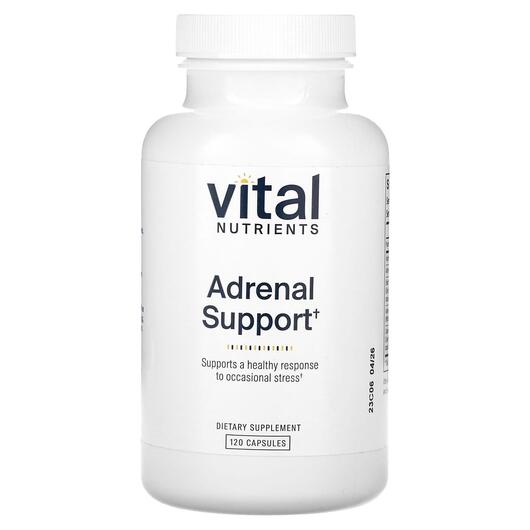 Основне фото товара Adrenal Support, Підтримка наднирників, 120 капсул