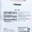 Фото складу BulkSupplements, L-Alanine Powder, L-Аланін порошок, 100 г