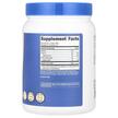 Фото складу Nutricost, C8 MCT Oil Powder Unflavored, МСТ Тригліцериди, 454 г