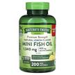 Фото використання Mini Fish Oil Premium Strength Natural, Омега 3, 200 Mini Softgel