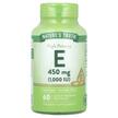 Фото використання Vitamin E High Potency 450 mg 1000, Вітамін E Токофероли, 60 капс