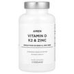 Фото використання CodeAge, Amen Vitamin D K2 & Zinc, Вітаміни D3 K2, 60 капсул