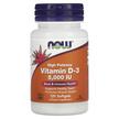 Фото використання NOW, Vitamin D3 5000 IU, Вітамін D3 5000 МО, 120 капсул