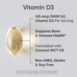 Фото використання Vitamin D3 with Coconut Oil, Вітамін D3 Холекальциферол, 30 капсу