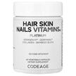 Фото використання CodeAge, Hair Skin Nails Vitamins Platinum, Вітаміни, 60 капсул