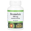 Фото використання Natural Factors, Bromelain 500 mg 90, Бромелайн, 90 капсул
