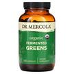 Фото використання Dr. Mercola, Organic Fermented Greens, Супергрінс, 180 капсул