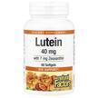 Фото використання Natural Factors, Lutein 40 mg, Лютеїн 40 мг, 60 капсул