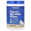 Фото применение Nutricost, Протеин, Organic Egg White Protein Unflavored, 227 г
