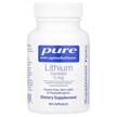 Фото використання Pure Encapsulations, Lithium orotate 5 mg, Літій, 90 капсул
