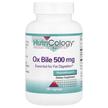 Фото використання Nutricology, Ox Bile 500 mg, Жовчні кислоти 500 мг, 100 капсул