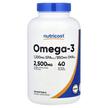 Фото використання Nutricost, Omega-3 833 mg, Омега 3, 120 капсул