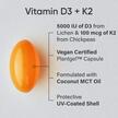 Фото використання Sports Research, Plant-Based D3 + K2, Вітаміни D3 K2, 60 капсул