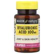 Фото використання Mason, Hyaluronic Acid 100 mg 30, Гіалуронова кислота, 30 капсул